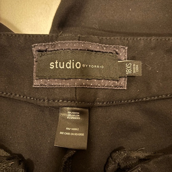 Torrid Black Boot Cut Flare Pants - Picture 4 of 6